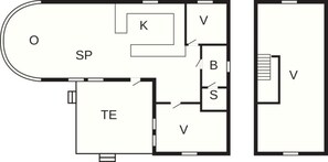House | Floor plan - Holiday Home in SKÃ… (Skå)