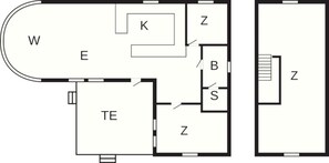 House | Floor plan - Holiday Home in SKÃ… (Skå)