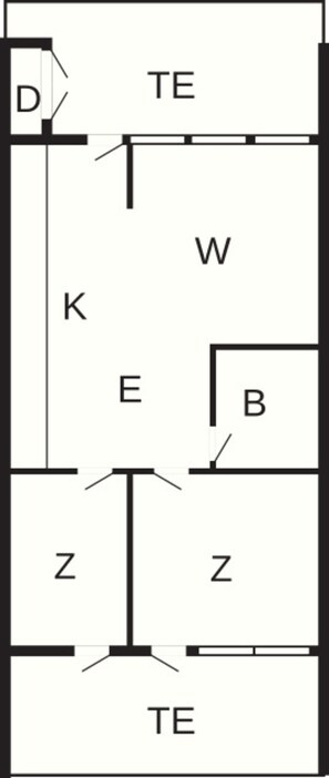 Apartment | Floor plan - Beachside Bliss in Fyn - By Traum Ferienwohnungen (Bogense)