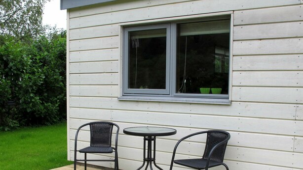 Balcony - Modern Holiday Home in Hals Near Sea (Hals)