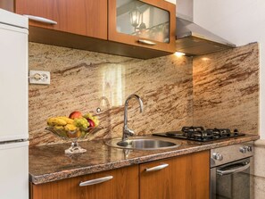 Microwave, oven, freezer