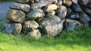 A stack of irregularly shaped rocks. - 4 Person Holiday Home in Romelanda (Romelanda)