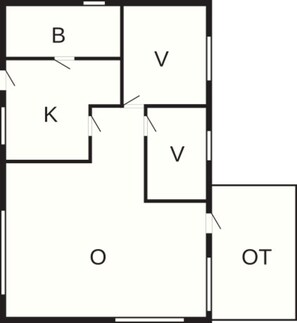 House | Floor plan - 4 Person Holiday Home in Juelsminde-by Traum (Horsens)