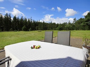 Balcony - Cozy Holiday Home in Norre Nebel With Private Whirlpool (Norre Nebel)