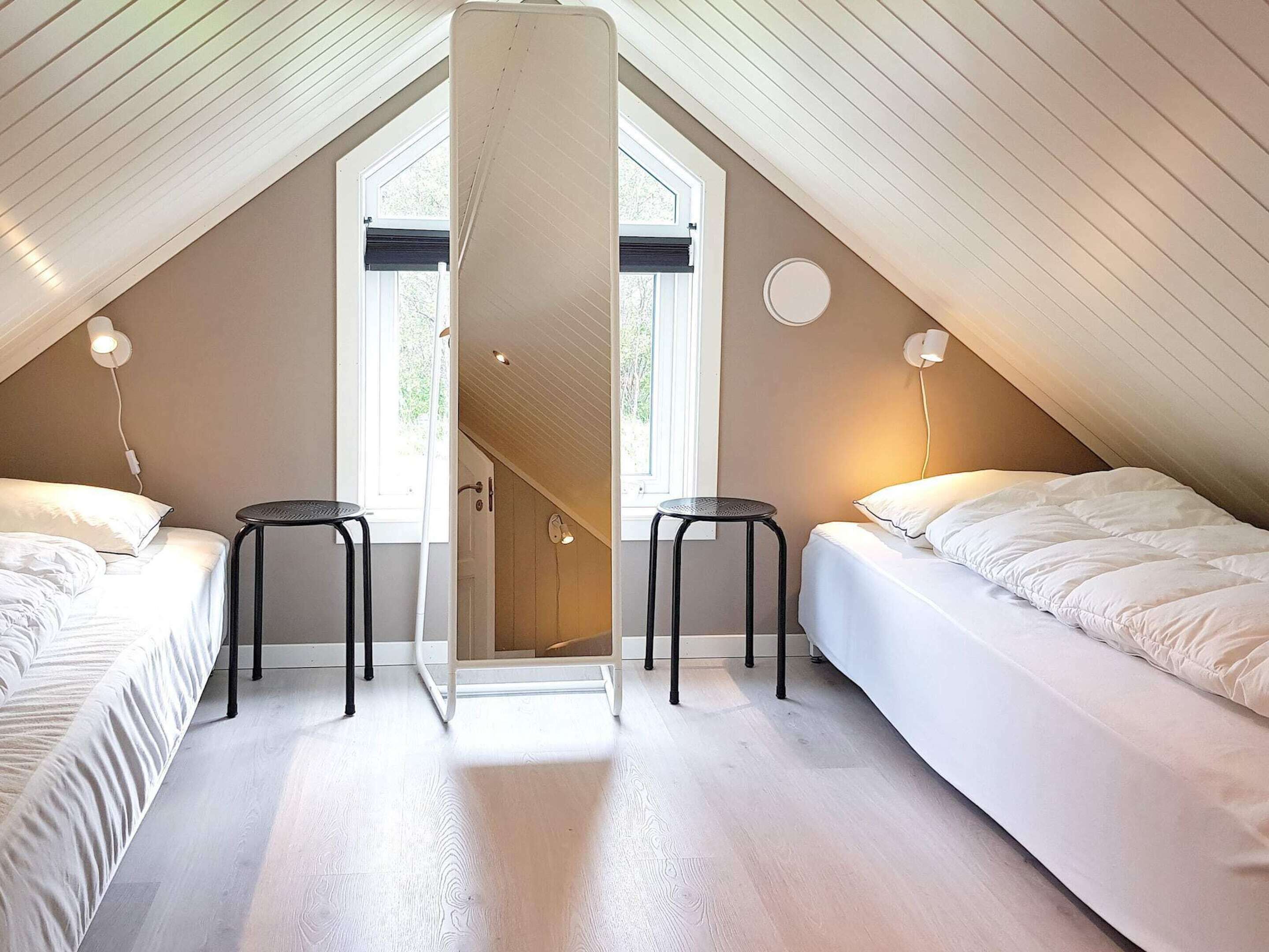 5 bedrooms, individually furnished