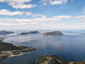 منظر من الجو على ارتفاع عالٍ