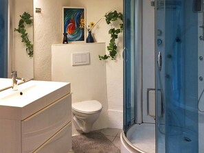 Bathroom - Peaceful Holiday Home in Christiansfeld With Sauna (Christiansfeld)