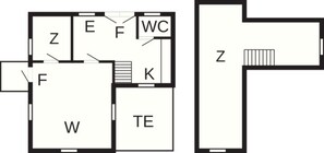 独立别墅 | 楼层平面图