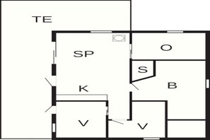 House | Floor plan - Relaxed Holiday Home in Haderslev near Sea (Haderslev)