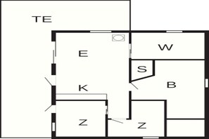 House | Floor plan - Relaxed Holiday Home in Haderslev near Sea (Haderslev)