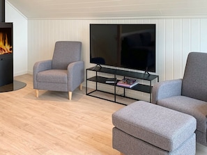 Fireplace - 8 Person Holiday Home in Mosterhamn (Bomlo)