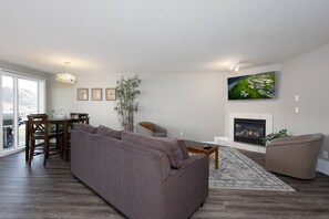 TV connectée, cheminée