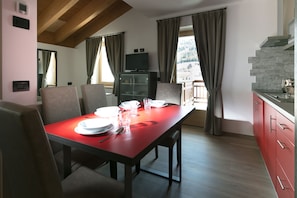 Blick von der Unterkunft