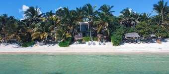 Ocean Walk Casita on Best Tulum Beach. Snorkels, Kayaks, Paddleboards Included