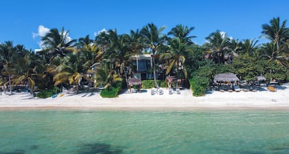 Ocean Walk Casita on Best Tulum Beach. Snorkels, Kayaks, Paddleboards Included