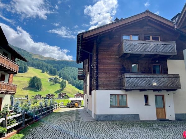 Blick von der Unterkunft