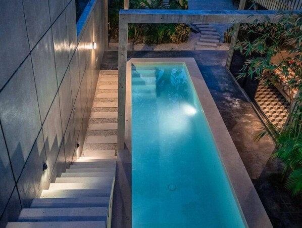 Outdoor pool, a lap pool