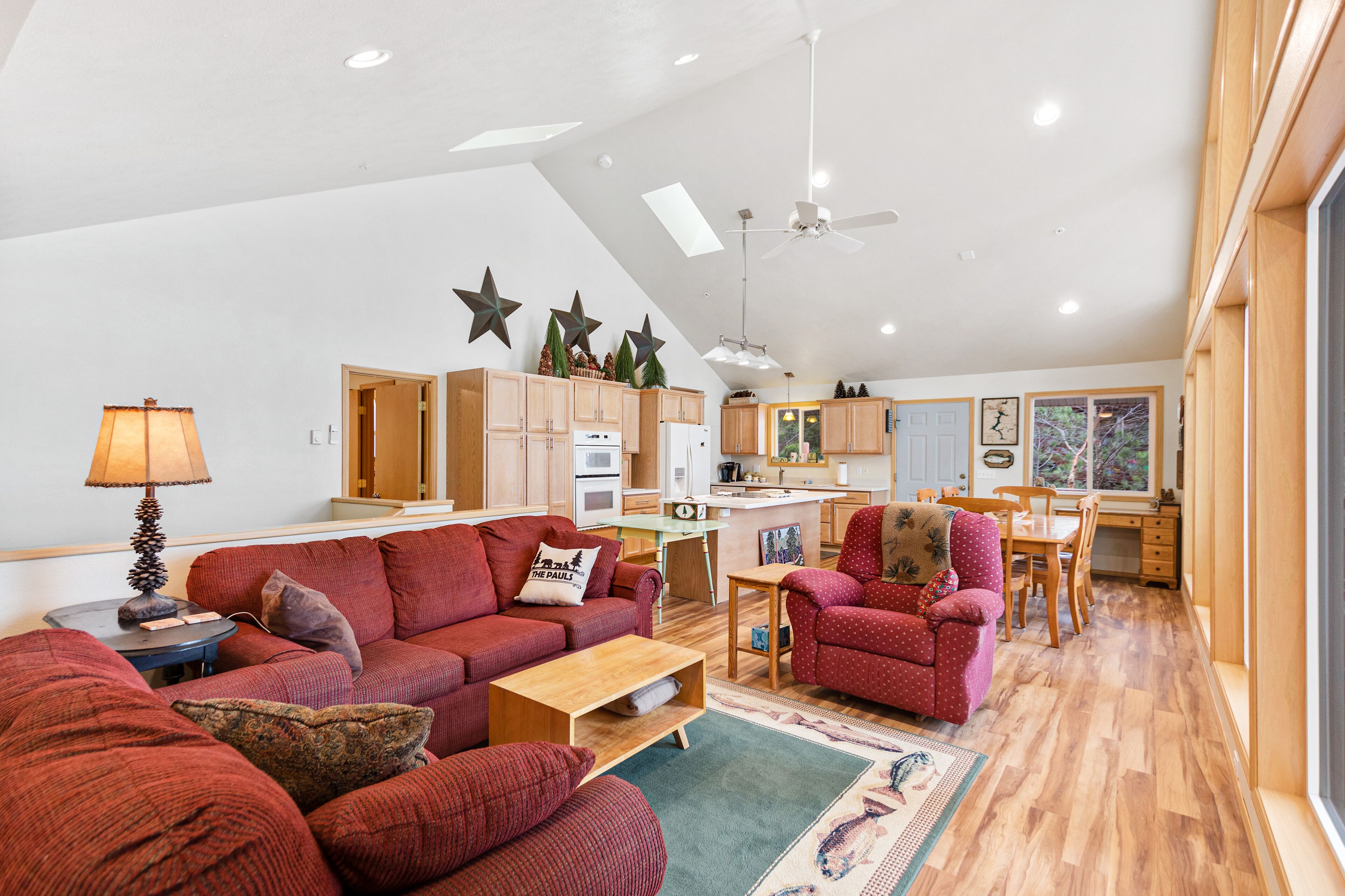 Lovely Oasis in the Trees w/Wraparound Deck, Lake View, Pool Table, & Game Room!