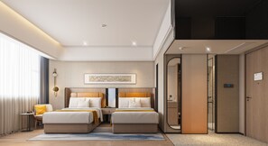 Cortinas blackout, wifi gratis y ropa de cama