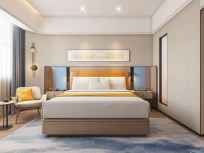 行政客房, 1 张特大床, 通行无障碍 | 遮光窗帘、免费 WiFi、床单