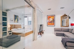 2 chambres, fer et planche Ă repasser, Wi-Fi gratuit, draps fournis