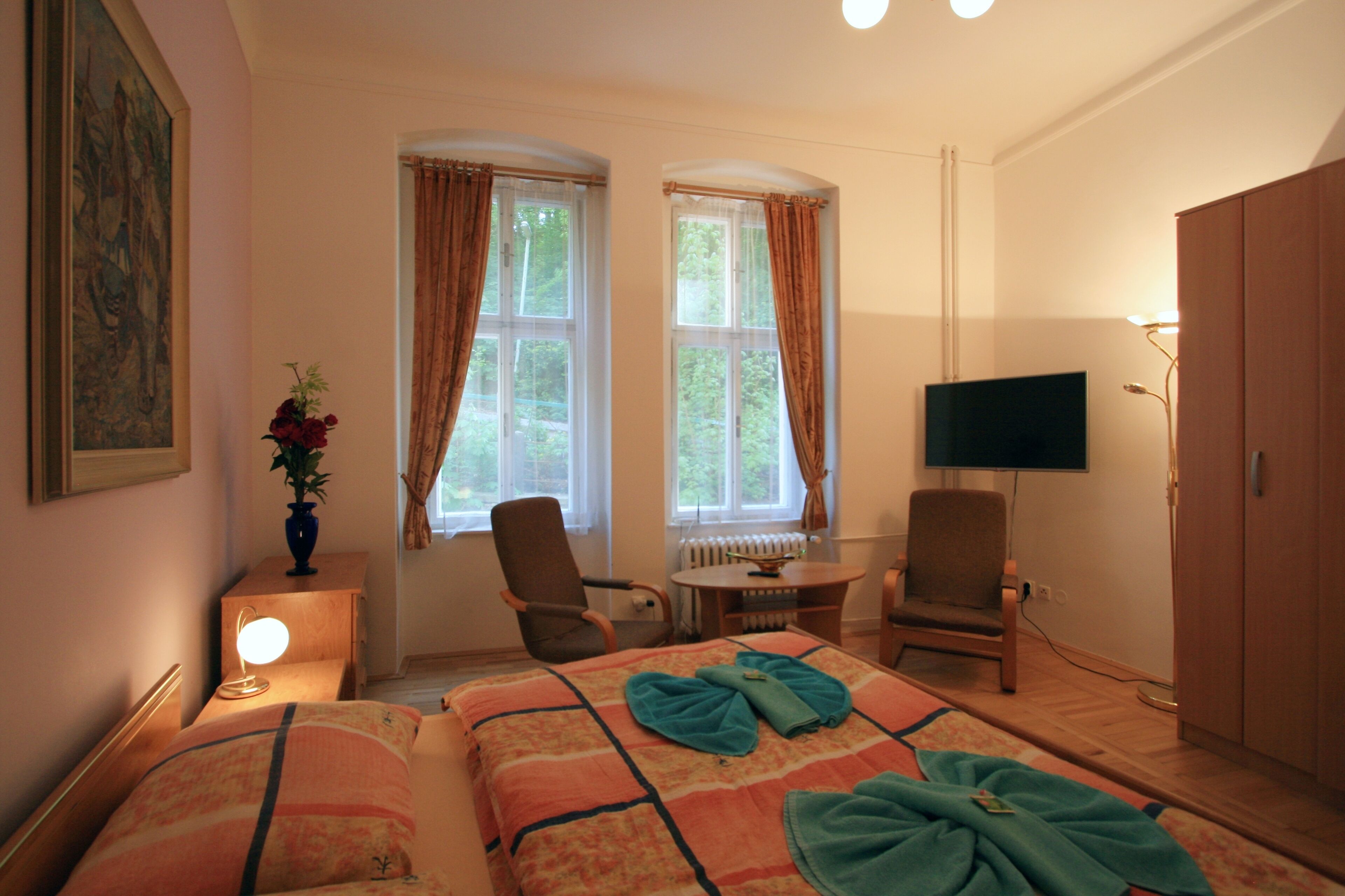 Apartamento | 2 dormitorios, caja fuerte, cortinas opacas