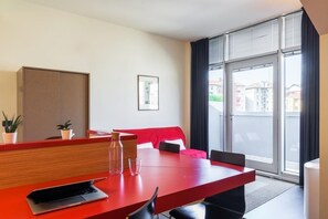 Apartment, 1 Bedroom (4 PAX) | Living area | LED TV
