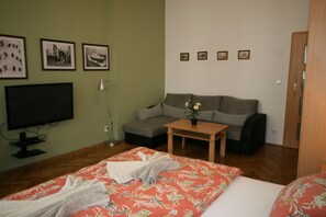 Appartement | 2 chambres, coffres-forts dans les chambres, bureau