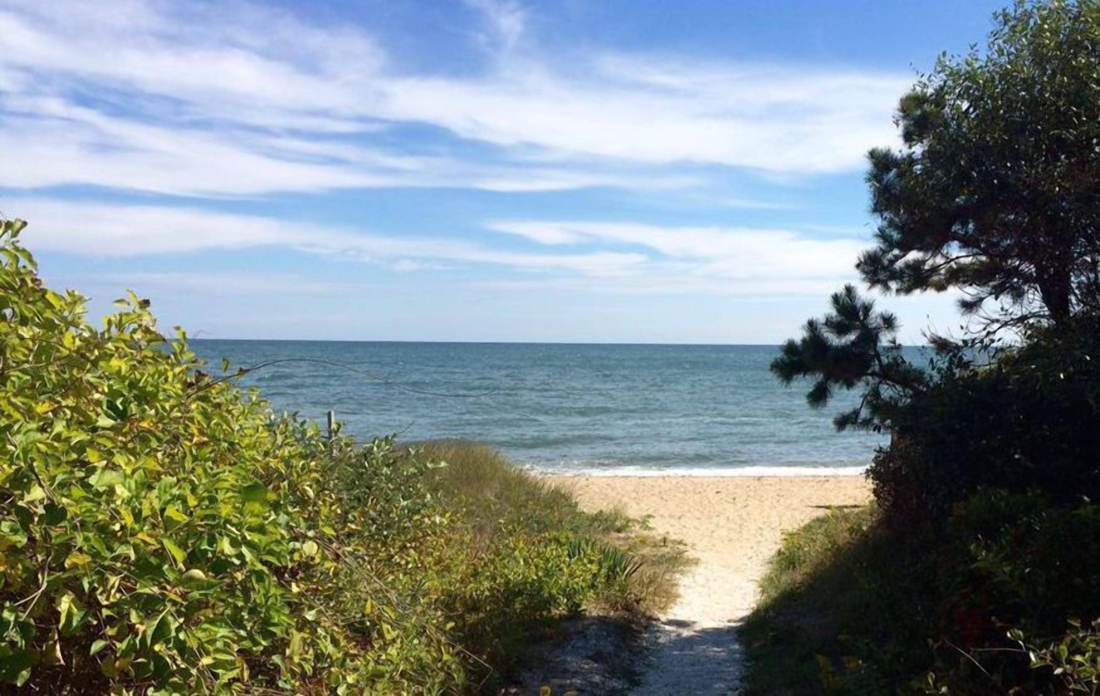 600' Walk to Pristine Private Beach - Roll The Beach Cart Right Onto the Sand!