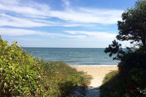 600' Walk to Pristine Private Beach - Roll The Beach Cart Right Onto the Sand!