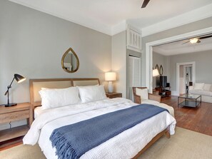 1 Schlafzimmer, Bügeleisen/Bügelbrett, kostenloses WLAN, Bettwäsche