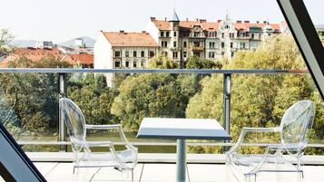 Executive-Apartment, 2 Schlafzimmer | Terrasse/Patio