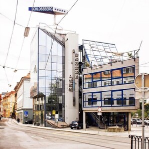 Voorkant van accommodatie