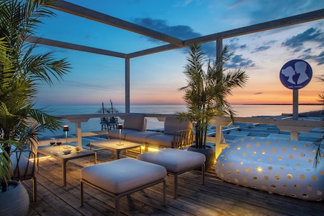 Ocean views, open daily