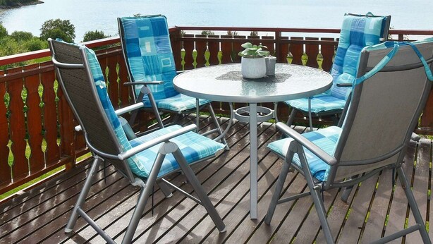 Balcony - 4 Person Holiday Home in Molde (Aukra)