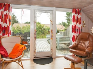 Living room - Secluded Holiday Home in Vejers Strand With Terrace (Vejers Strand)