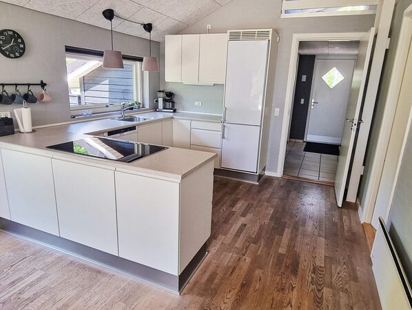 House | Private kitchen | Highchair - Attractive Holiday Home in Hadsund near Sea (Hadsund)