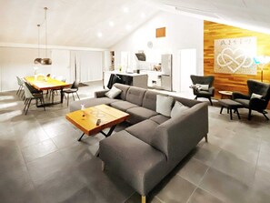 Living area - 9 Person Holiday Home in Dannemare (Dannemare)