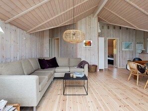 House | Living room - Picturesque Holiday Home in Hovedstaden With Sauna (Vejby)