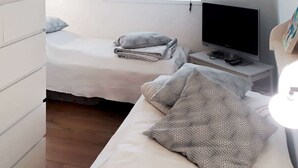 2 chambres, lits bébé