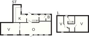 Casa | Planta do andar