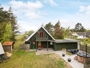 Exterior - Sea-side Holiday Home in Knebel With Terrace (Knebel)
