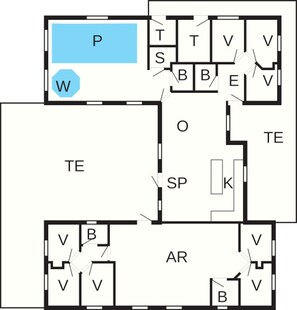 House | Floor plan - Holiday Home in Idestrup (Idestrup)