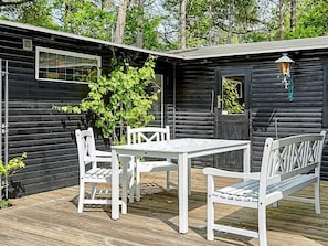 Balcony - 6 Person Holiday Home in Store Fuglede (Store Fuglede)
