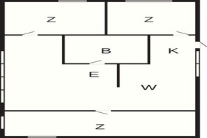 House | Floor plan - 5 Person Holiday Home in Hornbaek (Hornbaek)