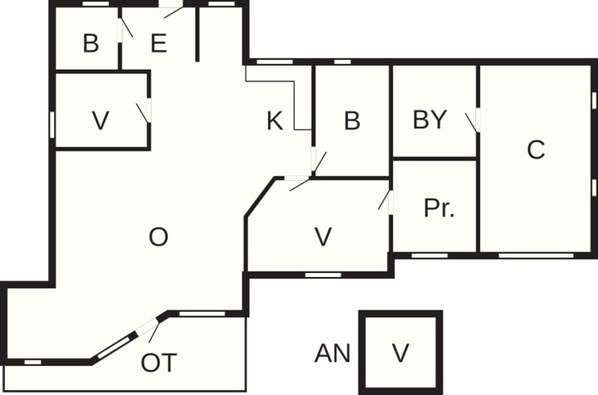 Casa | Planta do andar