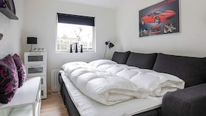 3 chambres, lit de bébé