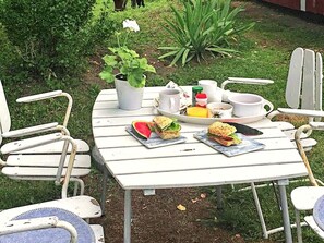 Balcony - 3 Person Holiday Home in Hok (Hok)
