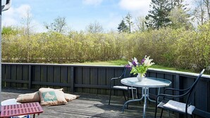 Balcony - Pleasing Holiday Home in Ebeltoft With Whirlpool (Ebeltoft)