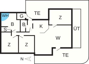 مخطط تصميم الطابق